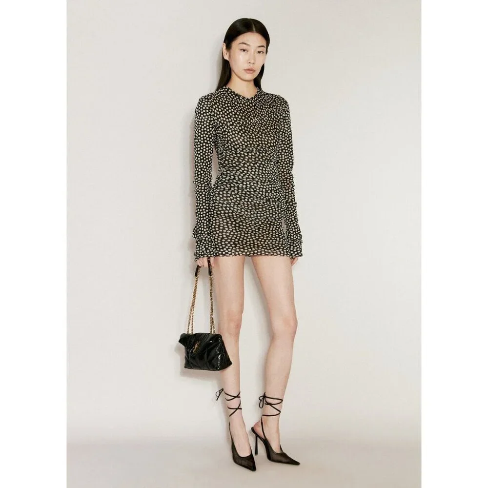 SAINT LAURENT Oxalis Pumps in Noir Black 40 10 With Box Womens High Heels - Picture 16 of 16